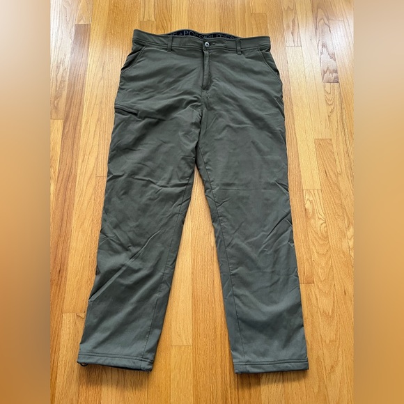 Gerry er Pants Gerry Mens Venture Fleece Lined Pants In Olive